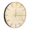 Hello Honey® 23.5'' Natural Round Wood Wall Clock